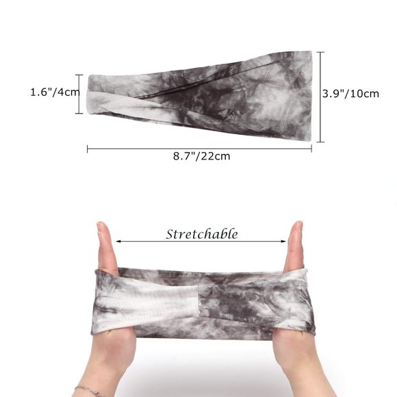 NEW Boho Yoga Running Workout Tie Dye Headband - Picture 2 of 13